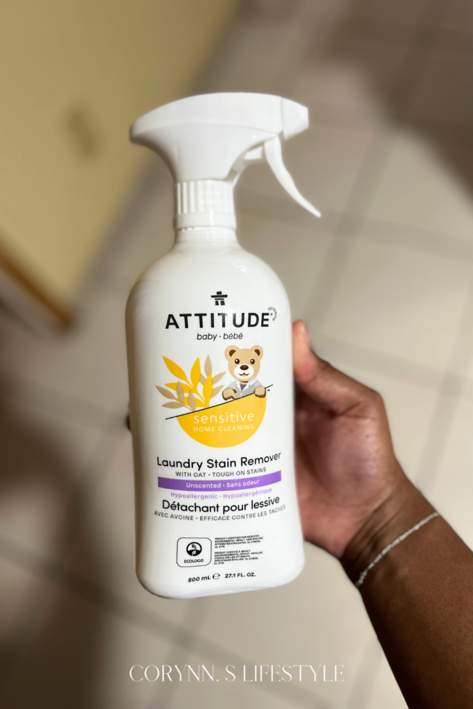 photo of Attitude laundry stain remover spray